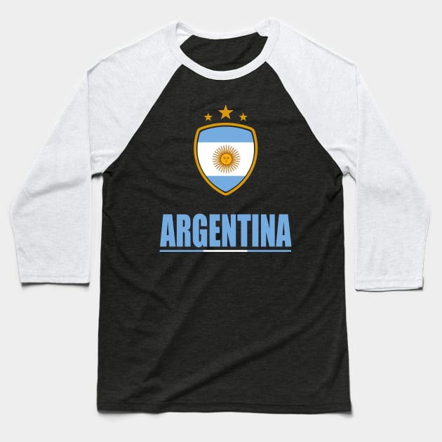 ARGENTINA Baseball T-Shirt by VISUALUV